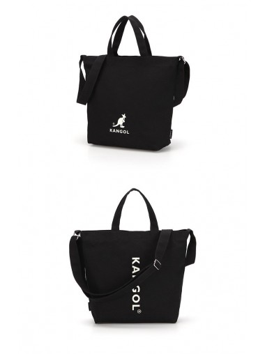 Kangol Eco Friendly Bag Zippi Medium- Black 0036